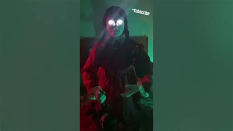 Creepy animatronic Jumping Girl (Lunging Lilly, Pumpkin Carver ...