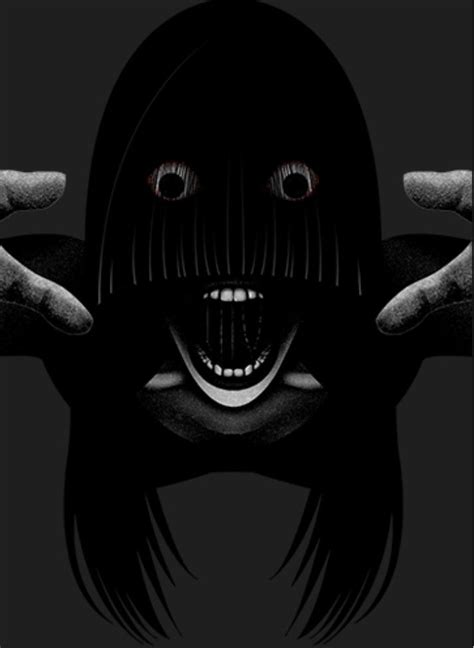 lomando | Japanese horror, Creepy images, Scary art