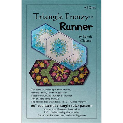 Triangle Frenzy Runner Pattern | Shabby Fabrics