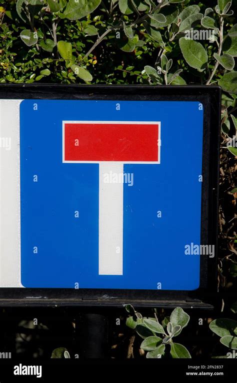Cul De Sac Sign Stock Photo - Alamy