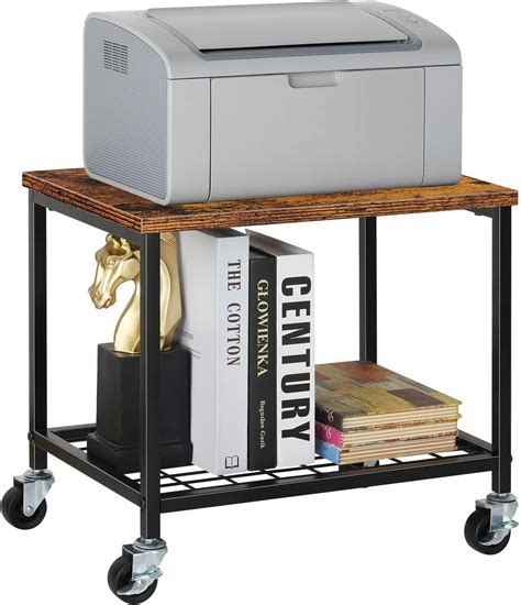 Chariot d'imprimante avec Roues verrouillables, Support d'imprimante ...