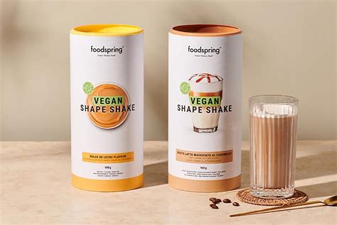 Foodspring Dulce de leche and Caramel Macchiato Vegan Shape Shake