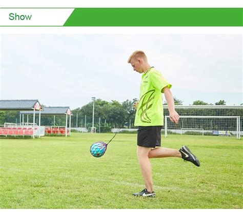 Handle Solo Soccer Kick Trainer With New Ball Locked Net Design Soccer ...