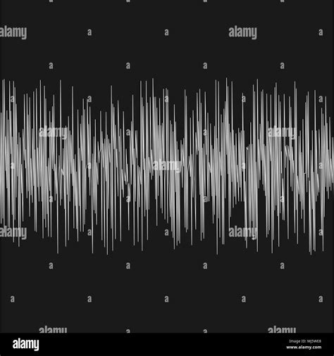 seismic waves oscillation earthquake waveform with random frequency and ...