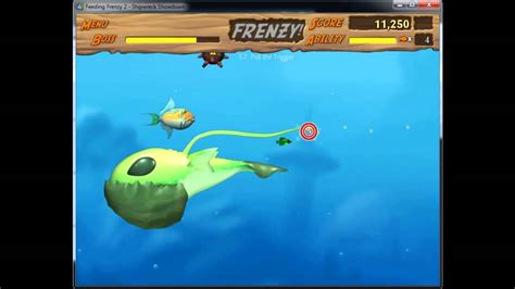 Feeding Frenzy 2 - Queen Triggerfish vs Monster Fish - Big fish eats ...