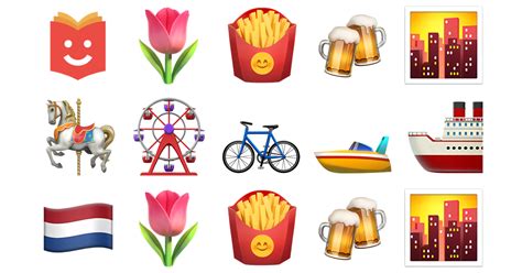 🌃🚲🍻 Amsterdam Emojis Collection 🌷🍟🍻🌆🎠🎡🚲 — Copy & Paste!
