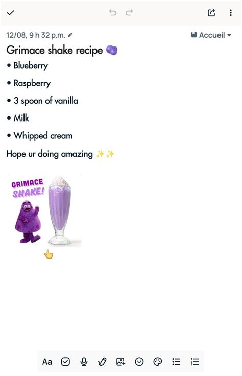 Grimace shake recipe (original photo) in 2025 | Shake recipes ...