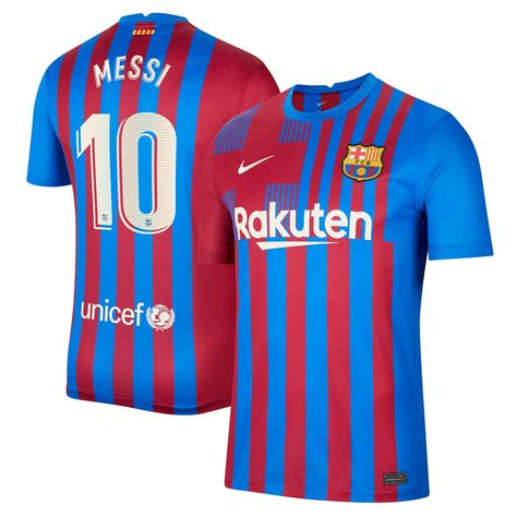 FC Barcelona 2021/22 Mens Replica Messi Home Jersey | Rebel Sport