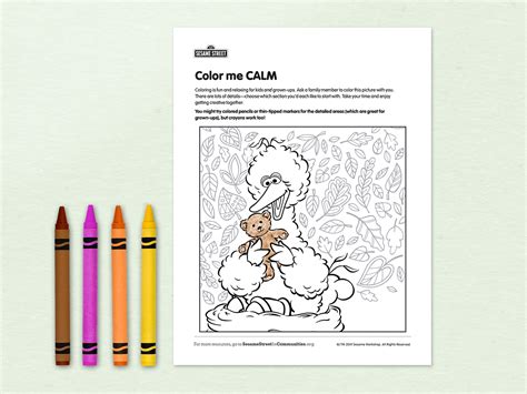 Calming Coloring - Sesame Workshop