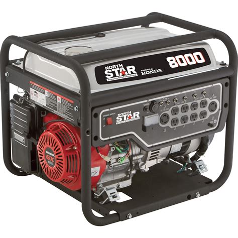 NorthStar Portable Generator — 8000 Surge Watts, 6600 Rated Watts, CARB ...
