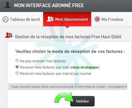Freebox Abonnement Gestion de ses factures Recevoir un duplicata