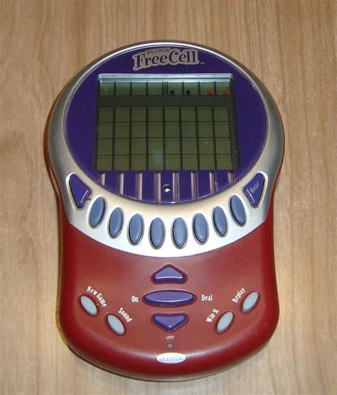 Big Screen Free Cell Freecell Handheld Hand Held Radica Game Works ...
