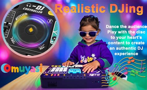 Kids DJ Mixer, DJ Decks for Baby Kids with 12 Tracks, Baby DJ Table ...
