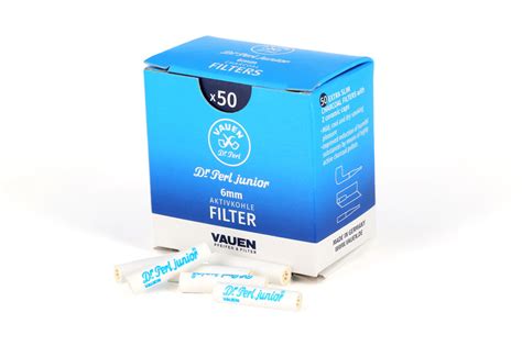 Filtres 6 mm Vauen pour fumer la pipe (50 filtres) - La Pipe Rit
