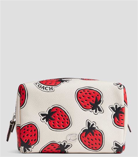 COACH: Cosmetiquera fresas en piel Mujer | El Palacio de Hierro
