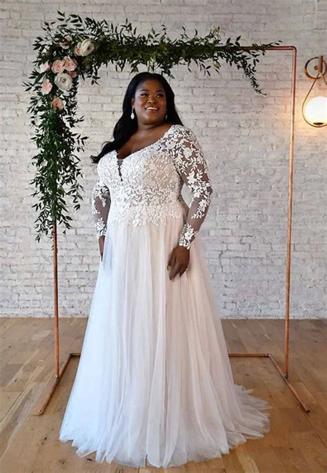 simple plus size wedding dress patterns | Dresses Images 2025