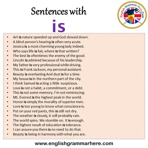 is in a Sentence in English Archives - English Grammar Here