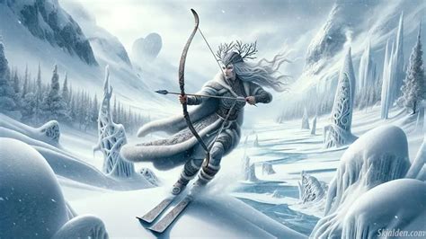 Skadi - La déesse de l'hiver, de la chasse et du ski - Mythologie nordique