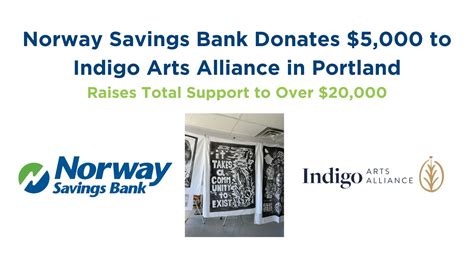Norway Savings Bank Donates $5,000 to Indigo Arts Alliance in Portland ...