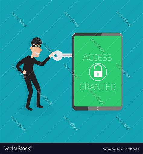 Protection against hacker concept Royalty Free Vector Image
