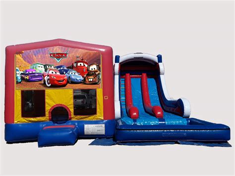 Combo Super Double Water slide – Cars – $400/day | USA Tony's Jumpers ...