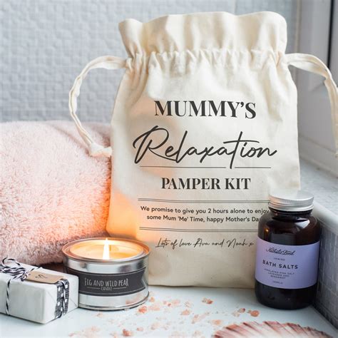 Personalised Mummy's Relaxation Pamper Kit Gift Set | The Little ...