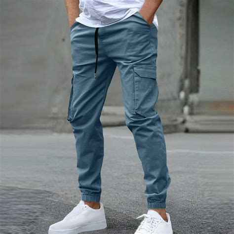 SDNall Casual Pants for Men Spring and Winter Fashion Casual Sports ...