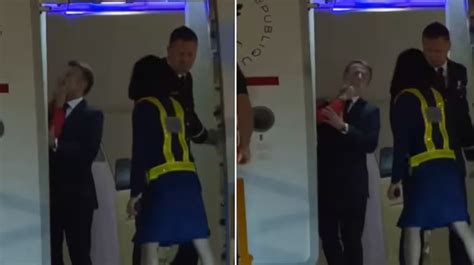 French President Macron’s wife appears to slap him during Vietnam visit ...