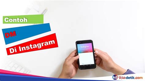 Contoh DM di Instagram - KlikDetikCom