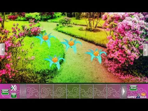 Wonder Blossom Garden Escape walkthrough Games2Rule. - YouTube