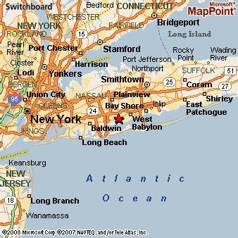 Amityville, New York Area Map & More