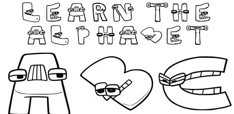 Alphabet Lore Coloring Page - Coloring Nation