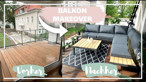 Balkon MakeOver | Neue Möbel, Kräuter & Palmen anpflanzen