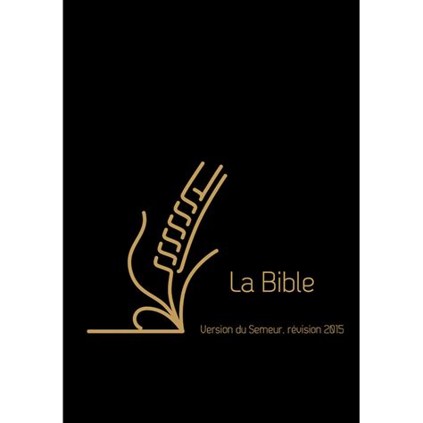 Bible Semeur 2015, de poche, noire - couverture souple, cuir, tranche ...
