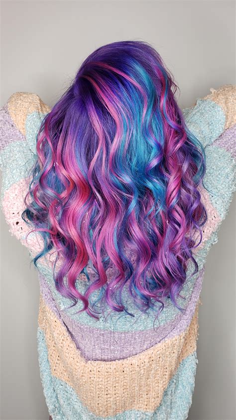 Cotton candy colored hair I got done today. It took us 10 hours to lift ...