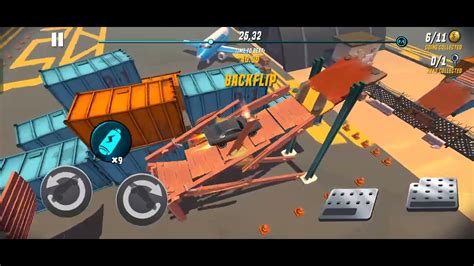 Airfield trials 🛫 jump on aeroplane ️ crazy car stunt trials - YouTube