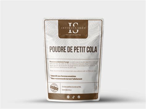 Poudre de petit cola - Intimity shop