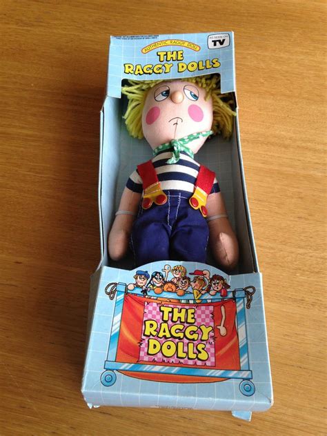 The Raggy Dolls Claude Soft Toy Authentic 1986 Super Rare BOXED ...