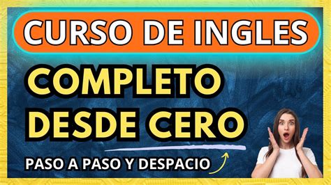 CURSO DE INGLÉS COMPLETO DESDE CERO- PARTE 1 - APRENDE INGLÉS CON ESTE MÉTODO