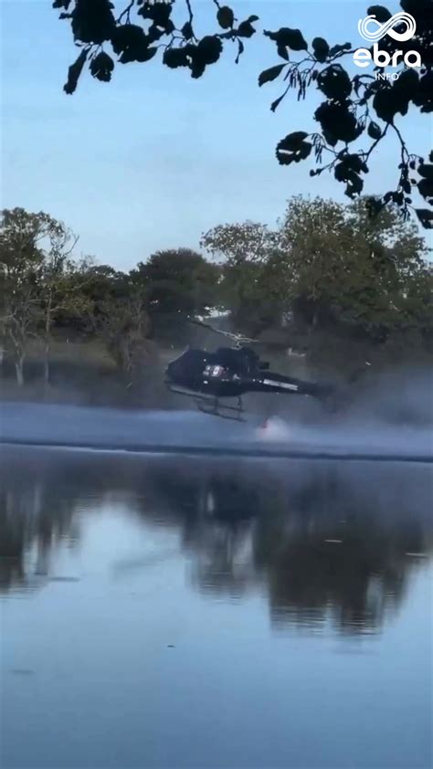 Finistère : l'impressionnant crash d'un hélicoptère engagé sur un ...