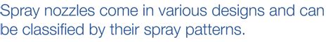 Spray Patterns and Classifications | Lechler USA | Lechler US