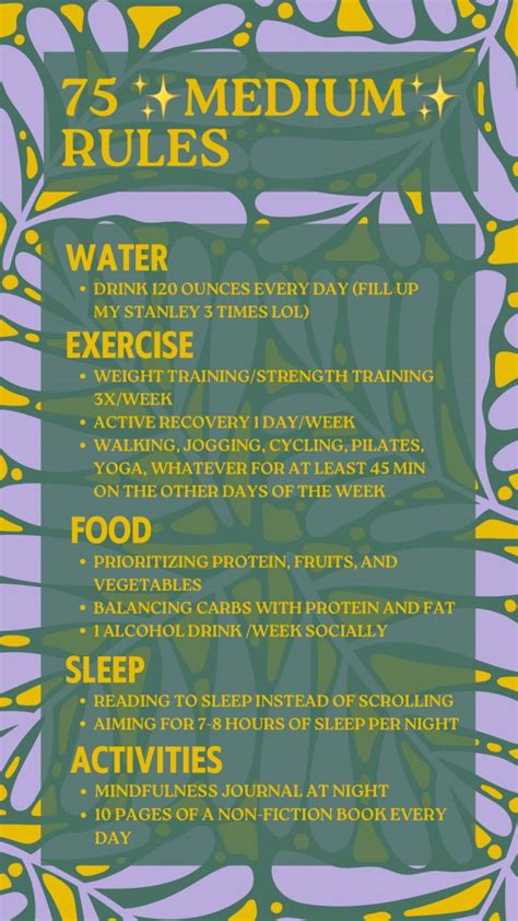 The 75 Medium Challenge: Rules and FREE Downloadable Checklist Tracker ...