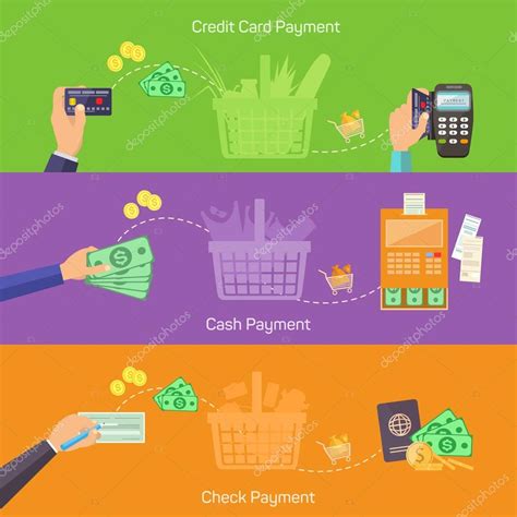 Concepts for online shopping, delivery and payment methods. Stock ...