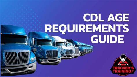 CDL Age Requirements Guide | Truckers Training
