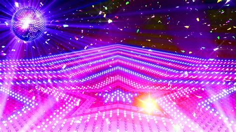 Mirror Ball Disco Lights Club Dance Party Glitter Background - VJ Loop ...