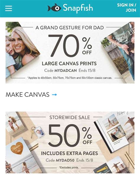 Father's Day is coming up and Snapfish have some great offers on their ...