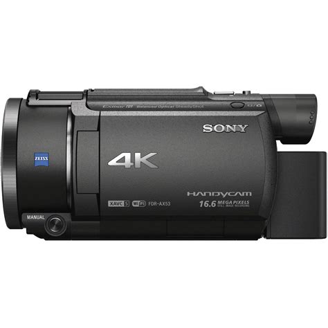 Filmadora Sony FDR-AX53 4K Ultra HD 20X - WorldView