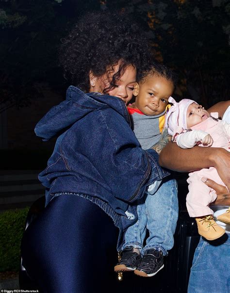 Rihanna breastfeeds her baby for Savage X Maternity collection