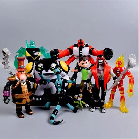 Cheapest 9pcs/set Ben 10 Ben PVC Action Figure 10 Ben Tennyson Four ...