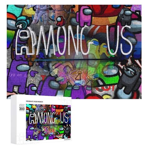 Puzzles for Kids Ages 4-6,Among Us Imposter Crewmate Wallpaper Puzzle ...